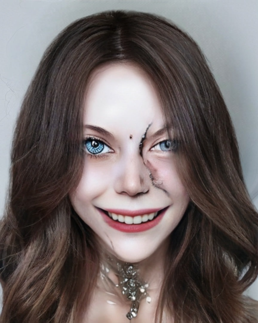 BÆUTY IS CH∆ØS — glitch art portrait by Dom Barra, Italian artist — beautified-beauty-ai-art-dom-barra-05.jpg