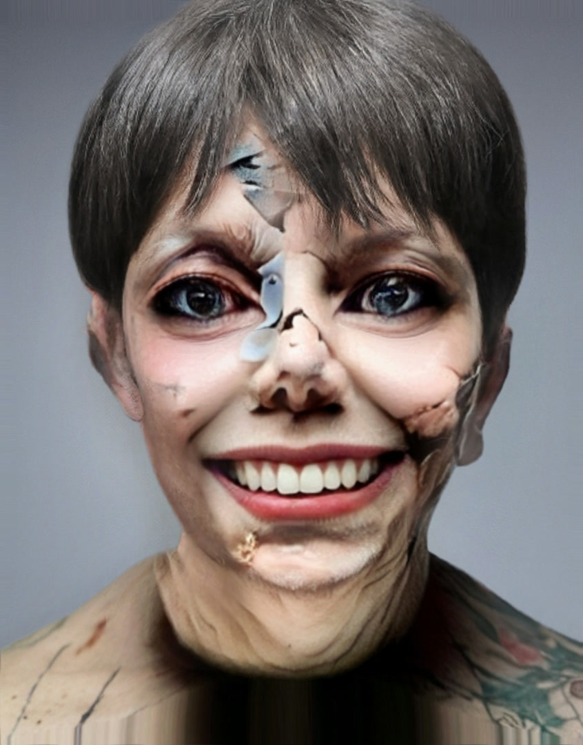 BÆUTY IS CH∆ØS — glitch art portrait by Dom Barra, Italian artist — beautified-beauty-ai-art-dom-barra-08.jpg