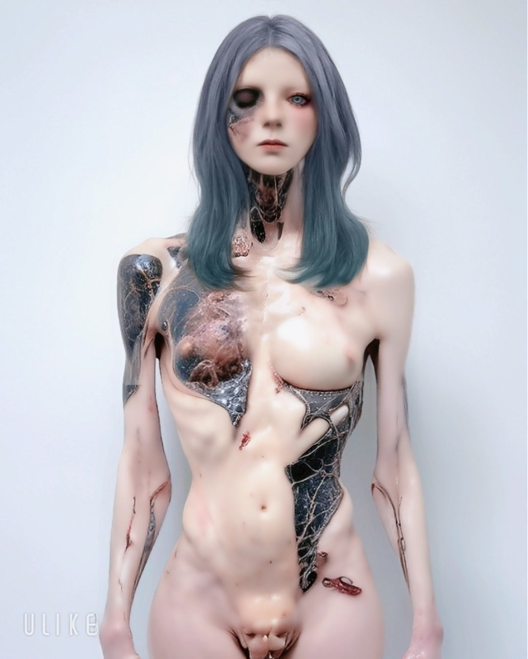 BÆUTY IS CH∆ØS — glitch art portrait by Dom Barra, Italian artist — beautified-beauty-ai-art-dom-barra-KK_01.jpg