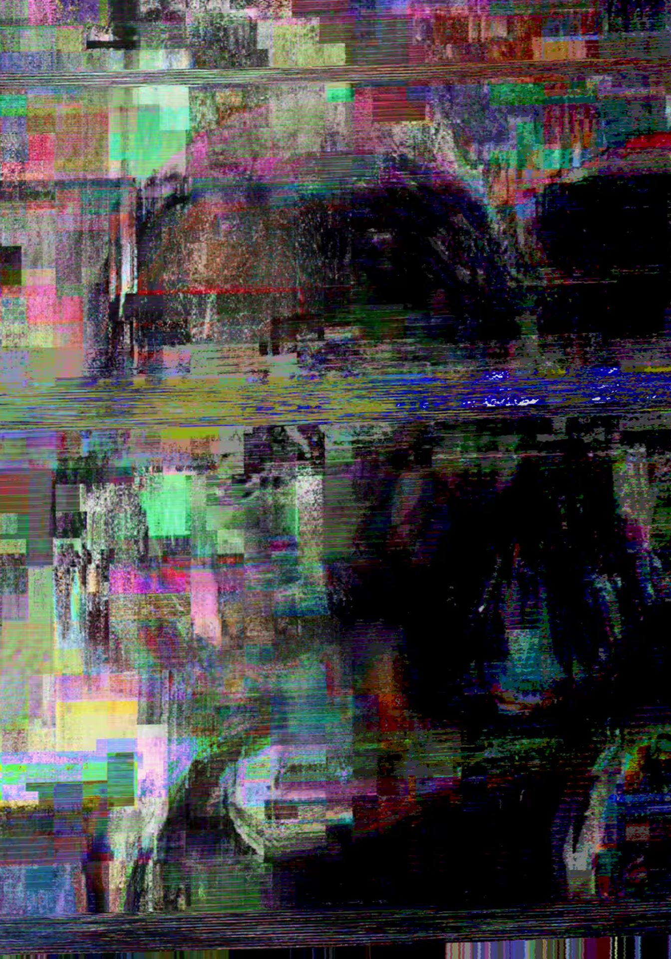 BÆUTY IS CH∆ØS — glitch art portrait by Dom Barra, Italian artist — beauty-glitch-art-portrait-dom-barra-U1.jpg