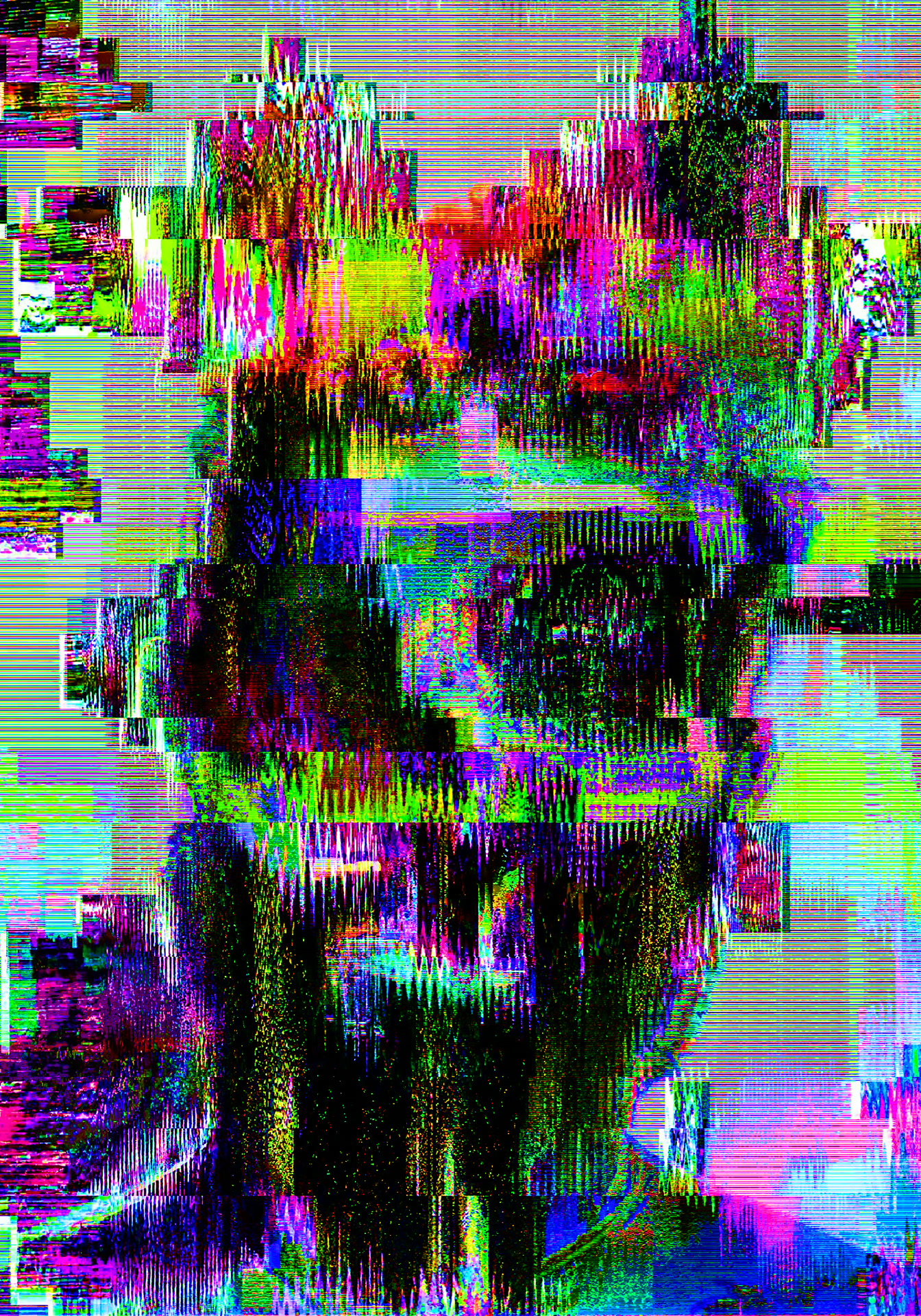 BÆUTY IS CH∆ØS — glitch art portrait by Dom Barra, Italian artist — beauty-glitch-art-portrait-dom-barra-U12.jpg