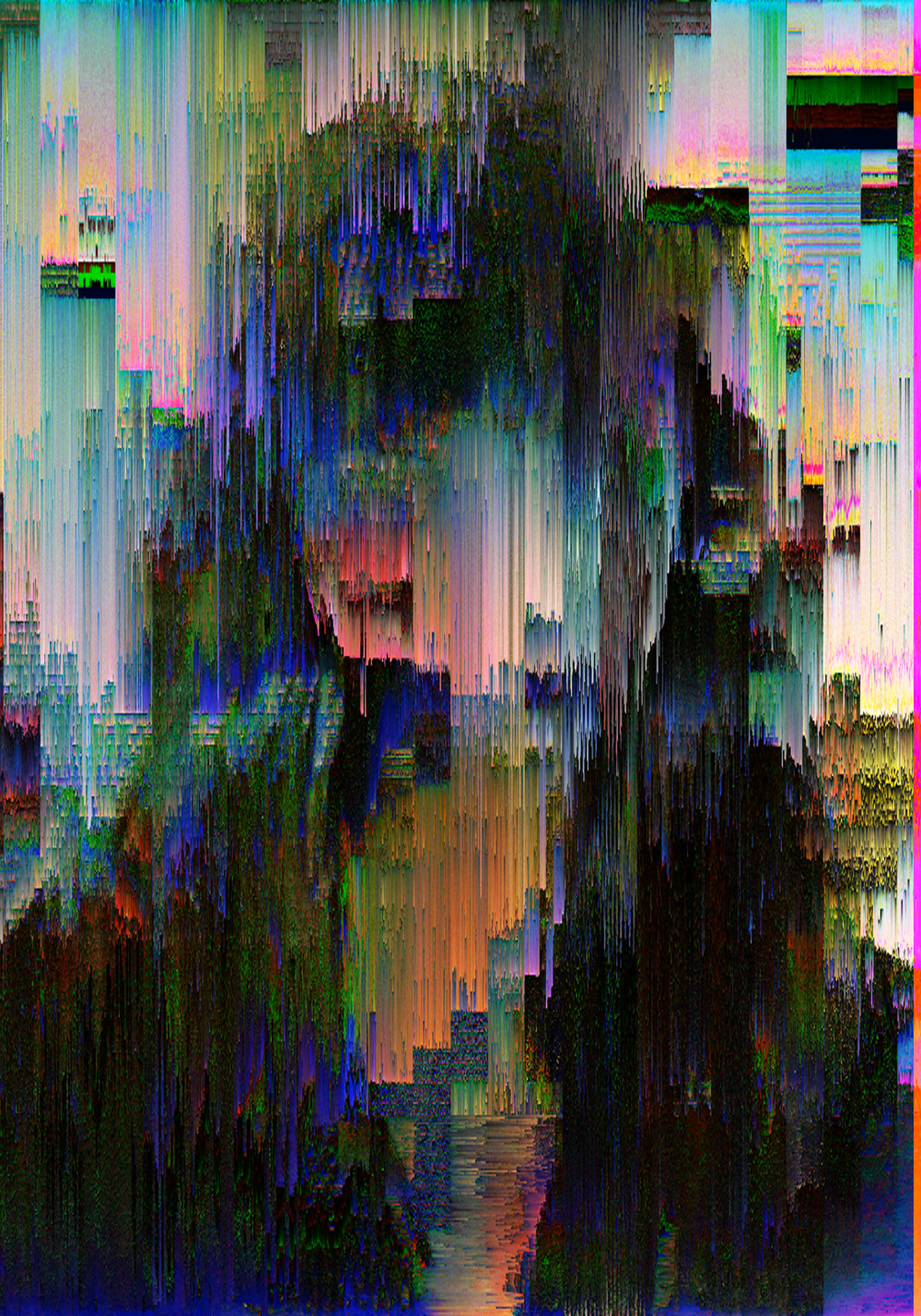 BÆUTY IS CH∆ØS — glitch art portrait by Dom Barra, Italian artist — beauty-glitch-art-portrait-dom-barra-U16.jpg