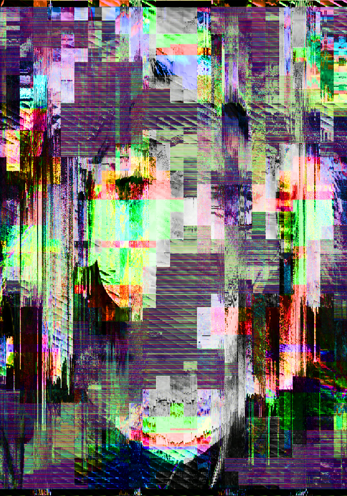 BÆUTY IS CH∆ØS — glitch art portrait by Dom Barra, Italian artist — beauty-glitch-art-portrait-dom-barra-U27.jpg