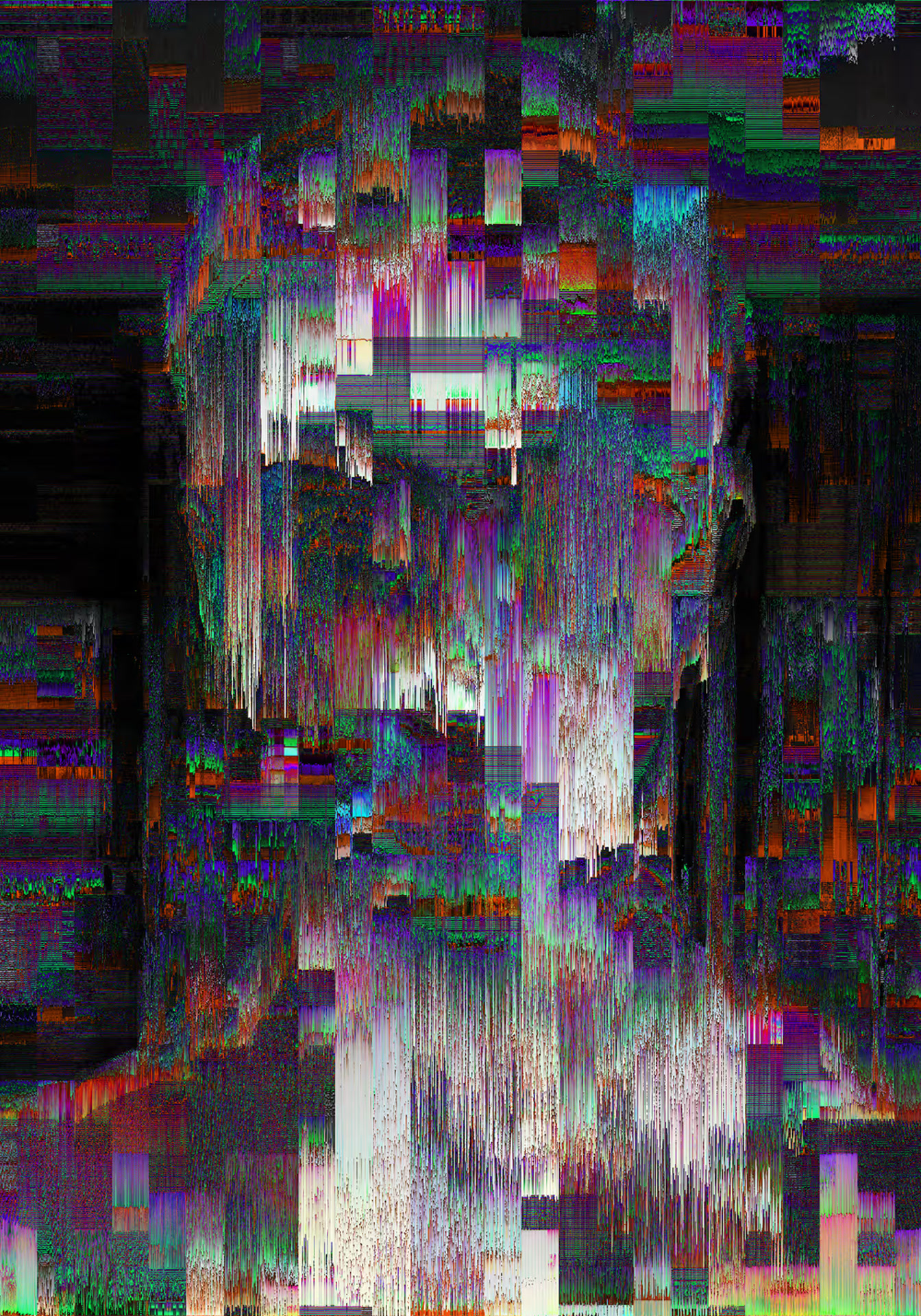 BÆUTY IS CH∆ØS — glitch art portrait by Dom Barra, Italian artist — beauty-glitch-art-portrait-dom-barra-U30.jpg