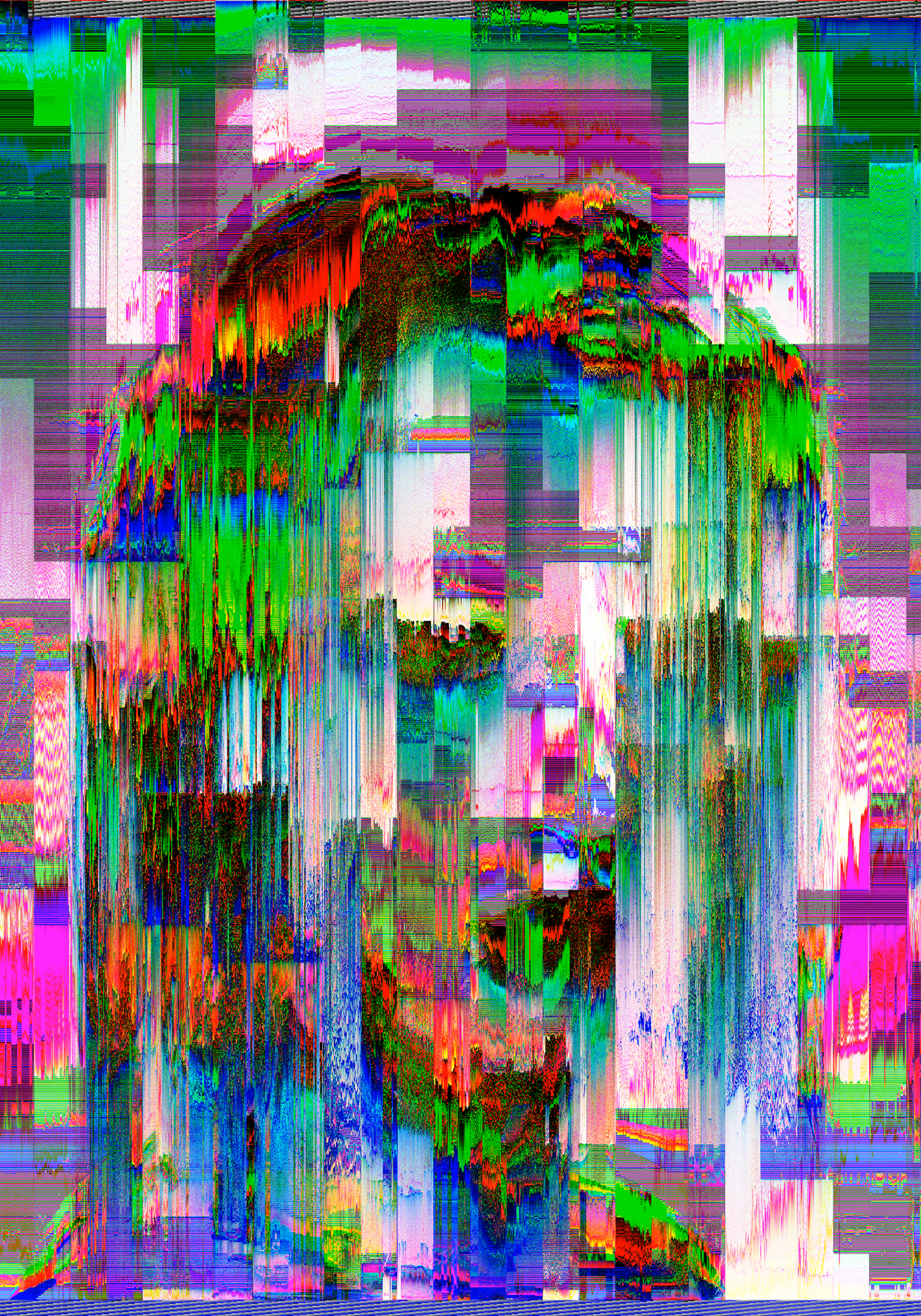 BÆUTY IS CH∆ØS — glitch art portrait by Dom Barra, Italian artist — beauty-glitch-art-portrait-dom-barra-U31.jpg
