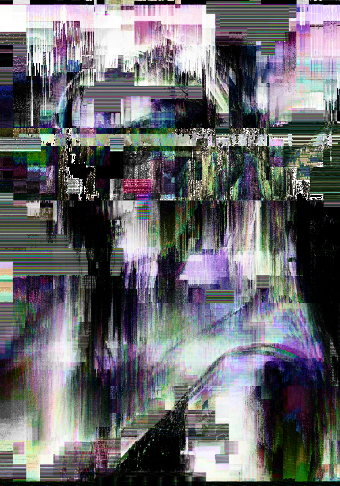 BÆUTY IS CH∆ØS — glitch art portrait by Dom Barra, Italian artist — beauty-glitch-art-portrait-dom-barra-U40.jpg