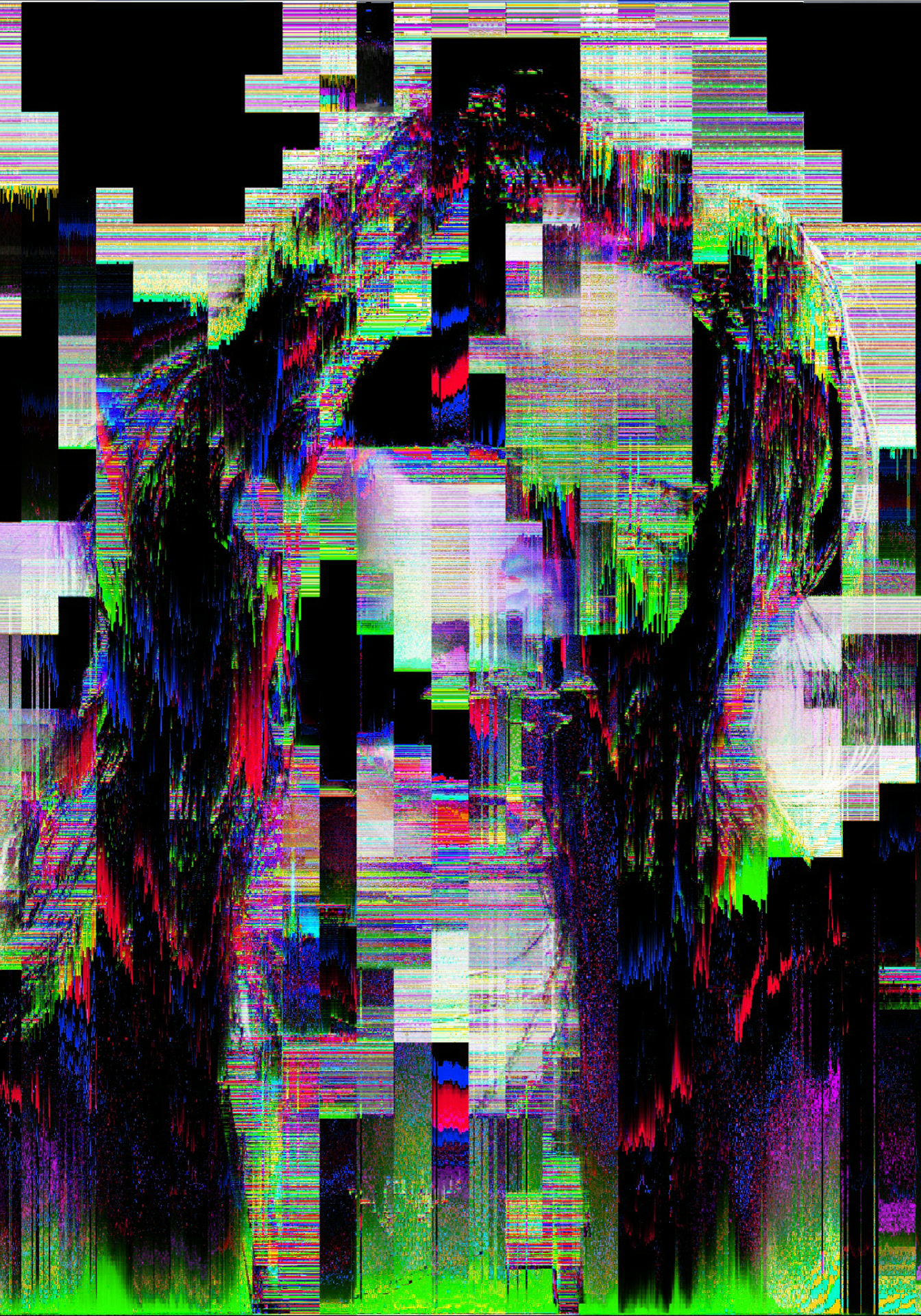 BÆUTY IS CH∆ØS — glitch art portrait by Dom Barra, Italian artist — beauty-glitch-art-portrait-dom-barra-U41.jpg