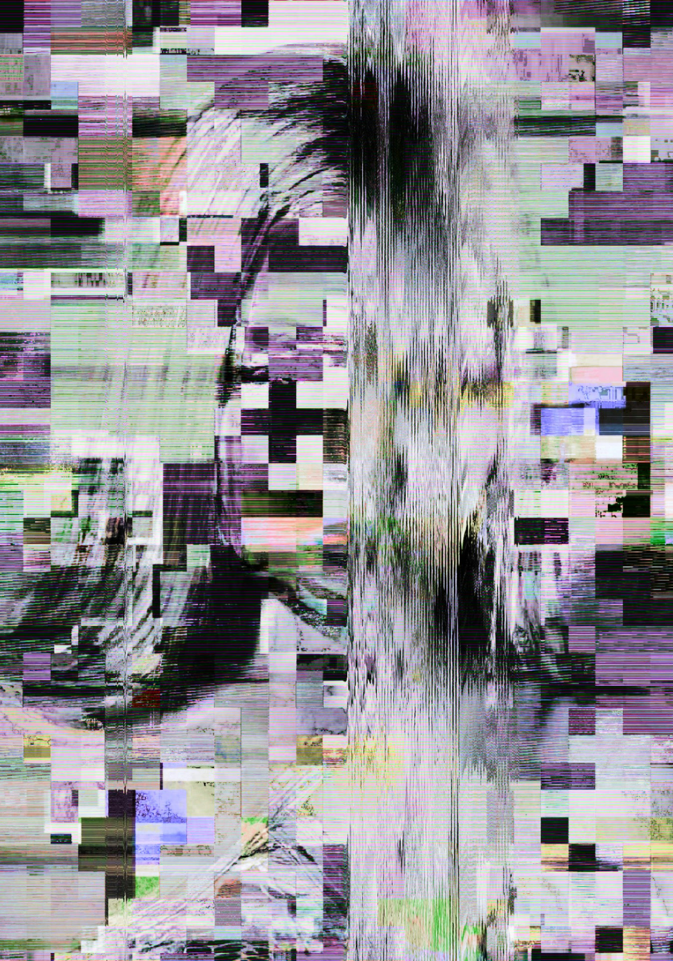 BÆUTY IS CH∆ØS — glitch art portrait by Dom Barra, Italian artist — beauty-glitch-art-portrait-dom-barra-U42.jpg