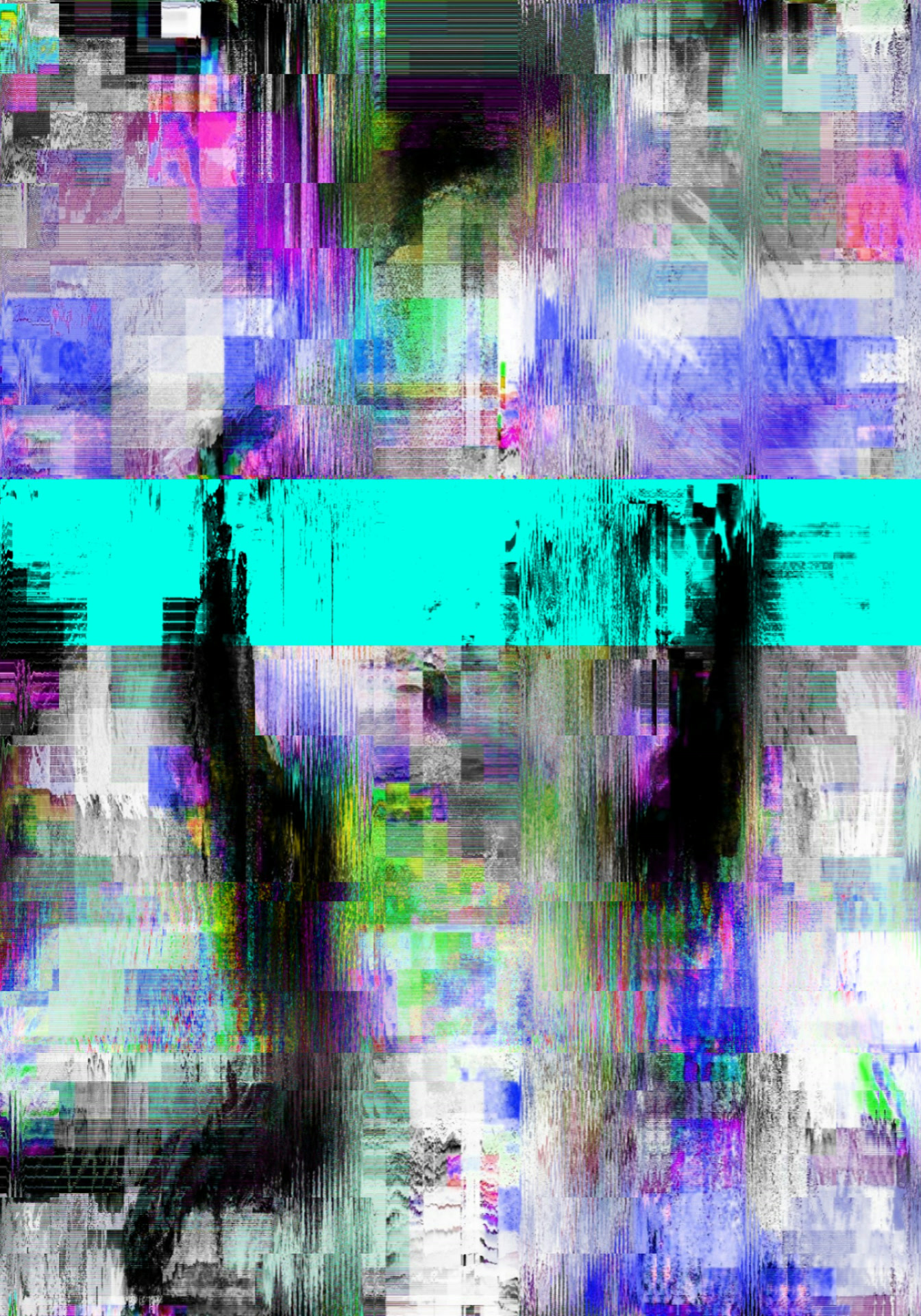 BÆUTY IS CH∆ØS — glitch art portrait by Dom Barra, Italian artist — beauty-glitch-art-portrait-dom-barra-U46.jpg