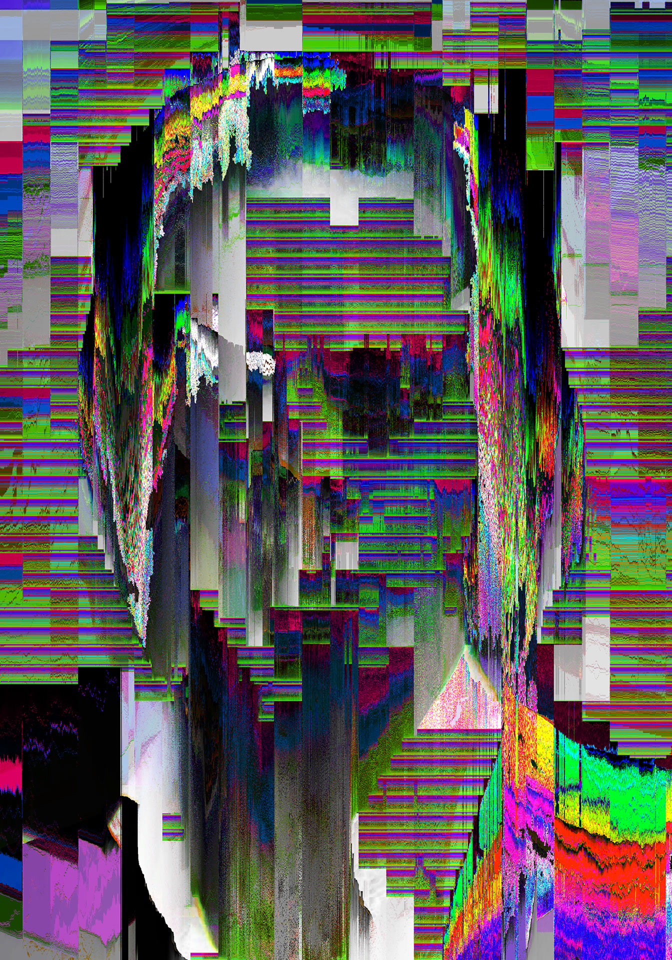 BÆUTY IS CH∆ØS — glitch art portrait by Dom Barra, Italian artist — beauty-glitch-art-portrait-dom-barra-U53.jpg