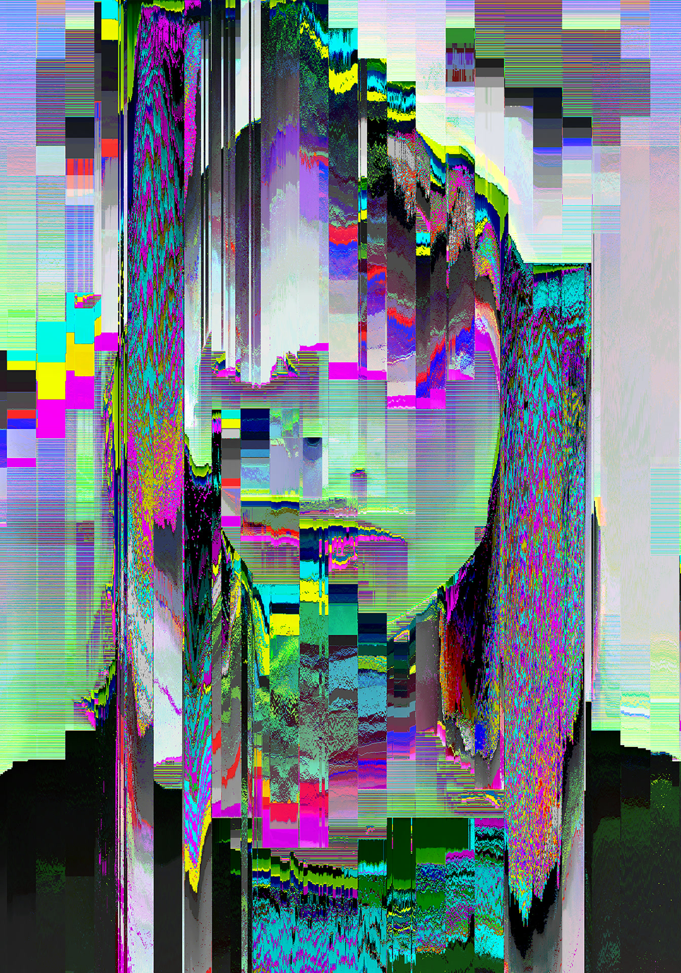 BÆUTY IS CH∆ØS — glitch art portrait by Dom Barra, Italian artist — beauty-glitch-art-portrait-dom-barra-U54.jpg