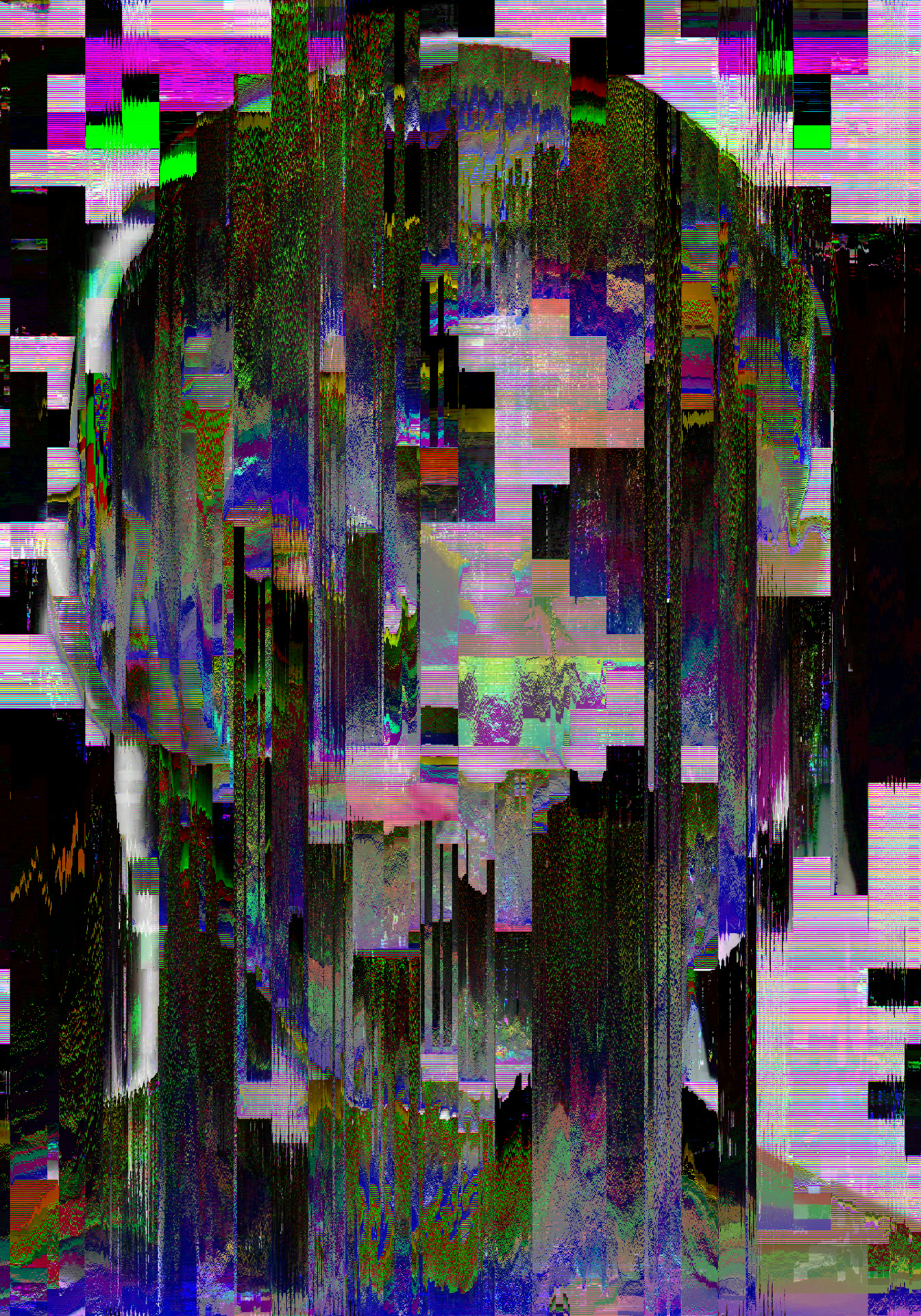 BÆUTY IS CH∆ØS — glitch art portrait by Dom Barra, Italian artist — beauty-glitch-art-portrait-dom-barra-U57.jpg