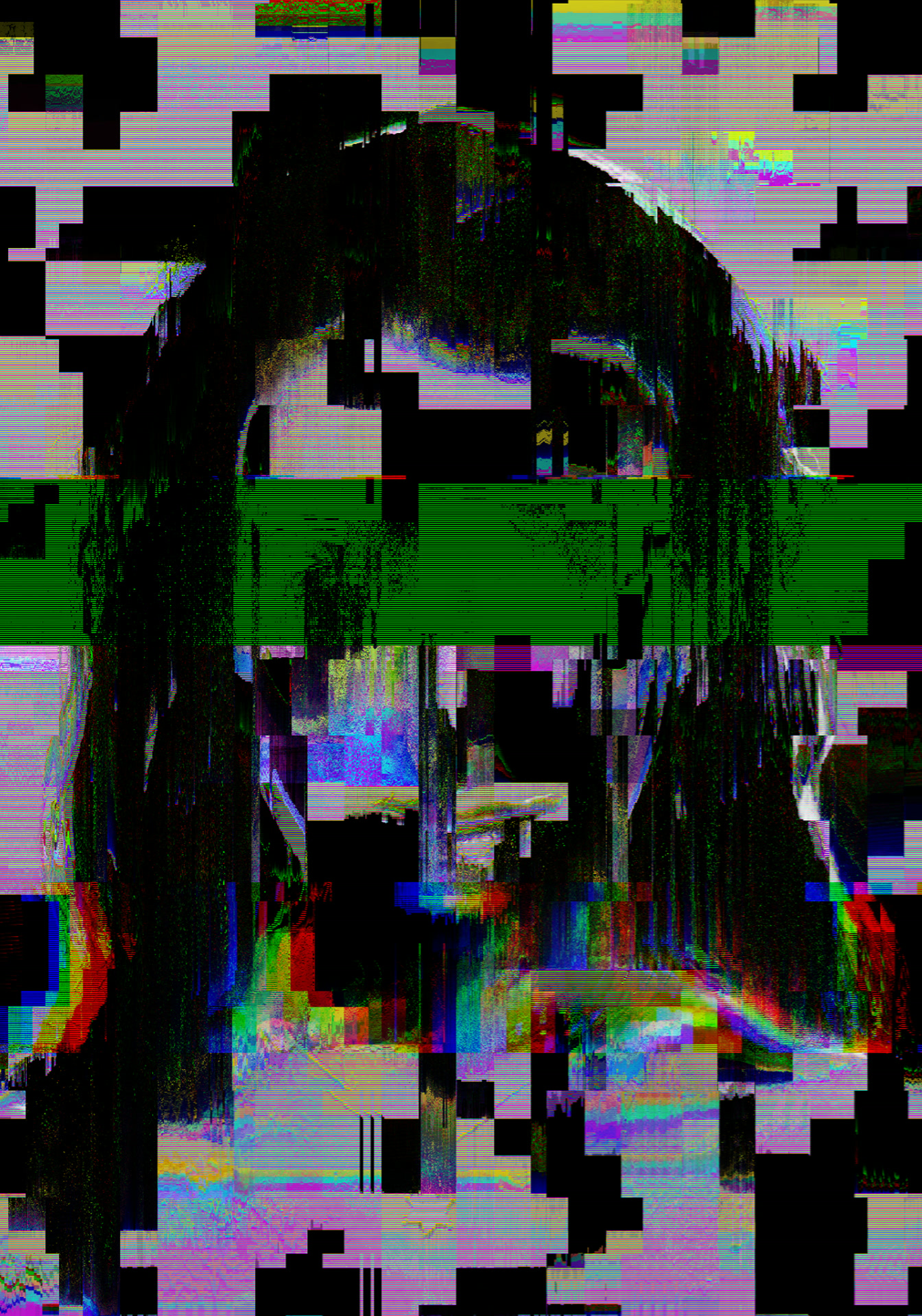BÆUTY IS CH∆ØS — glitch art portrait by Dom Barra, Italian artist — beauty-glitch-art-portrait-dom-barra-U59.jpg