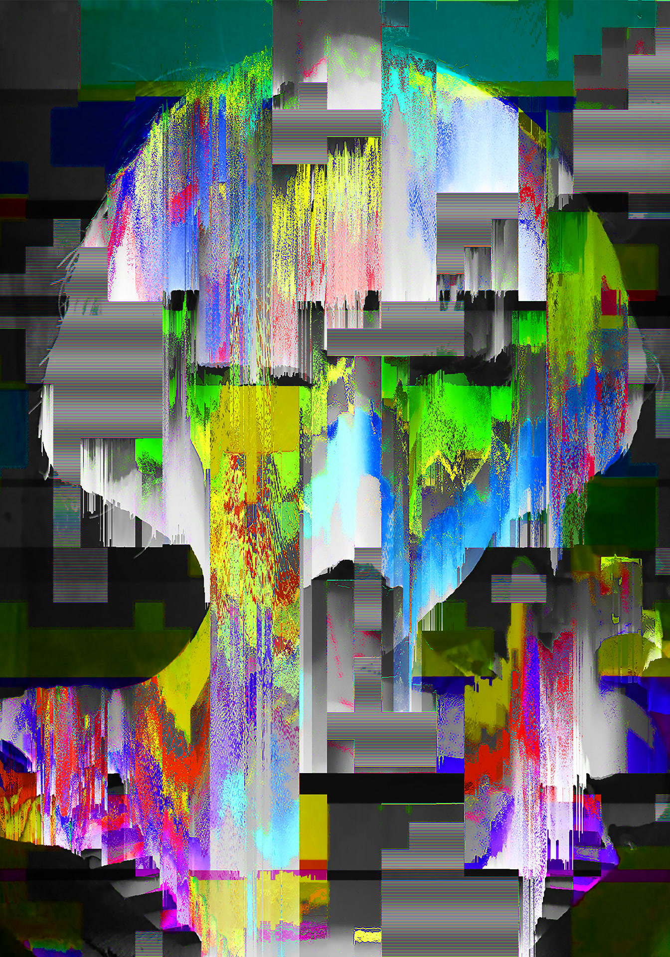 BÆUTY IS CH∆ØS — glitch art portrait by Dom Barra, Italian artist — beauty-glitch-art-portrait-dom-barra-U60.jpg