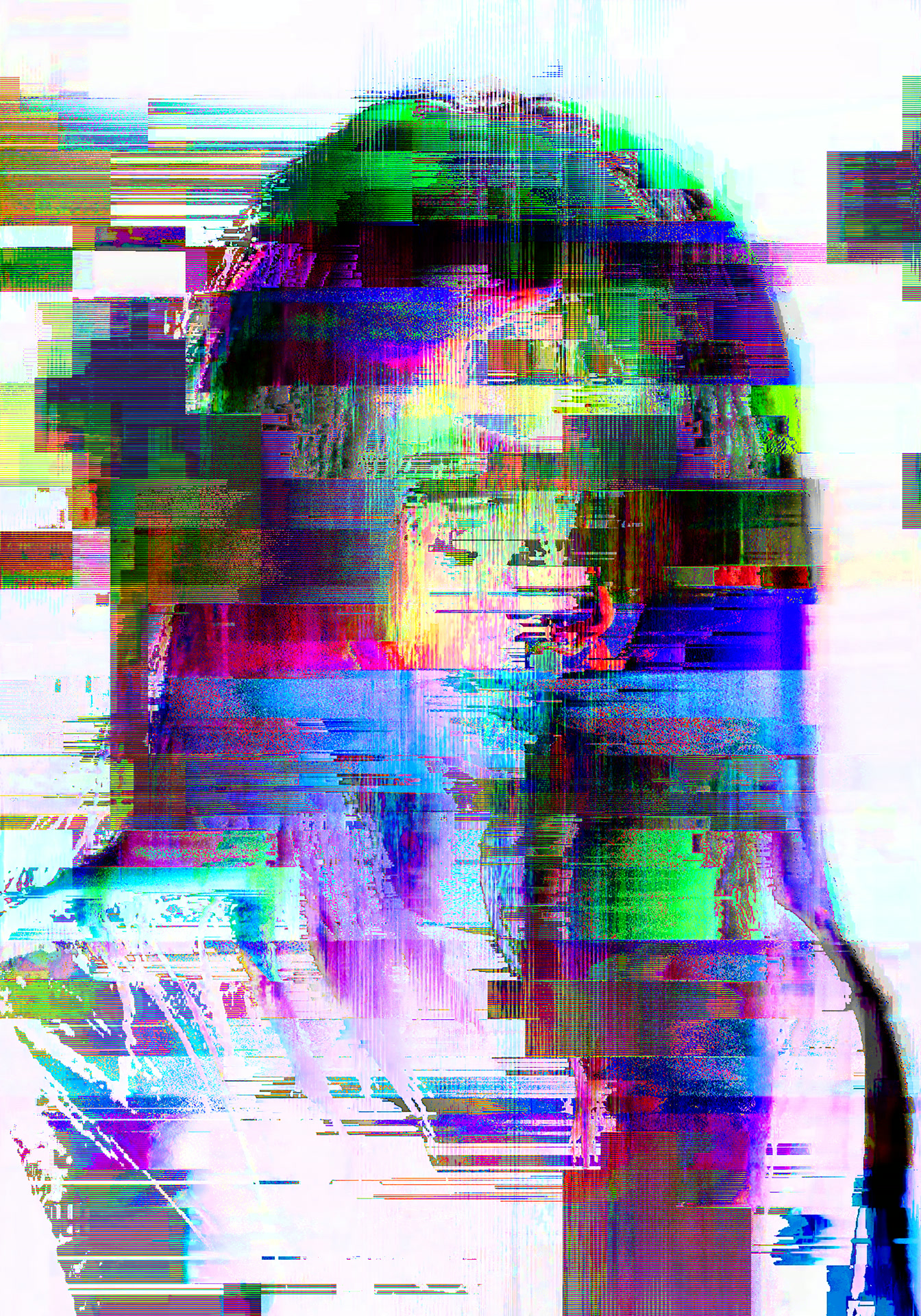 BÆUTY IS CH∆ØS — glitch art portrait by Dom Barra, Italian artist — beauty-glitch-art-portrait-dom-barra-U61.jpg