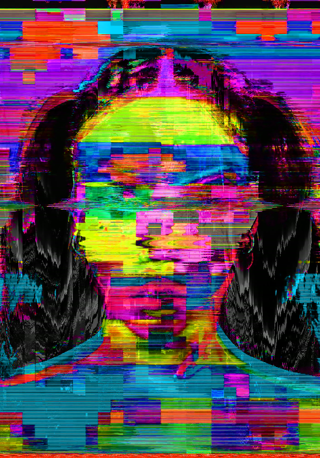 BÆUTY IS CH∆ØS — glitch art portrait by Dom Barra, Italian artist — beauty-glitch-art-portrait-dom-barra-U64.jpg