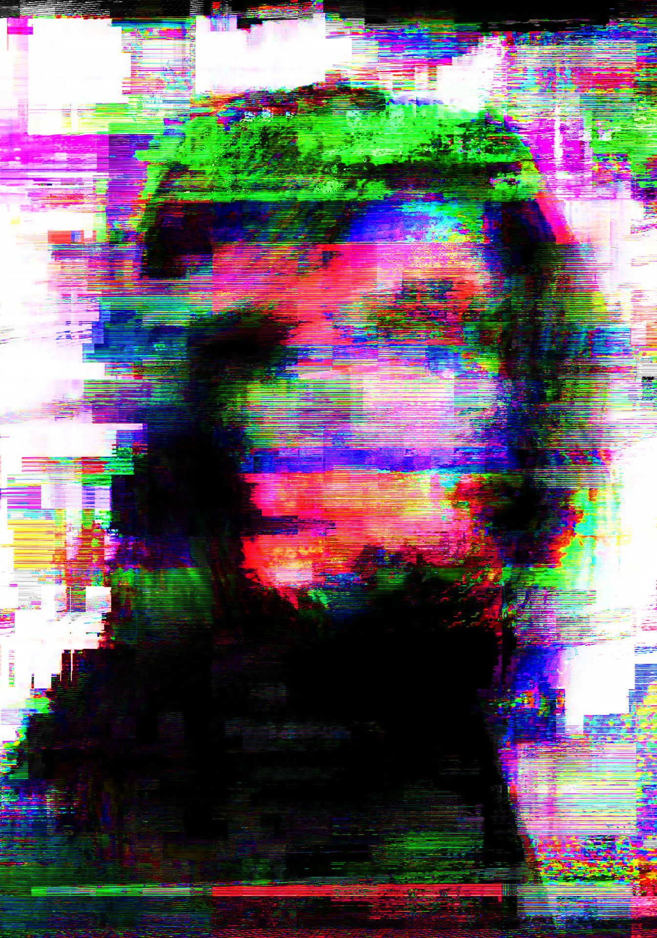 BÆUTY IS CH∆ØS — glitch art portrait by Dom Barra, Italian artist — beauty-glitch-art-portrait-dom-barra-U65.jpg