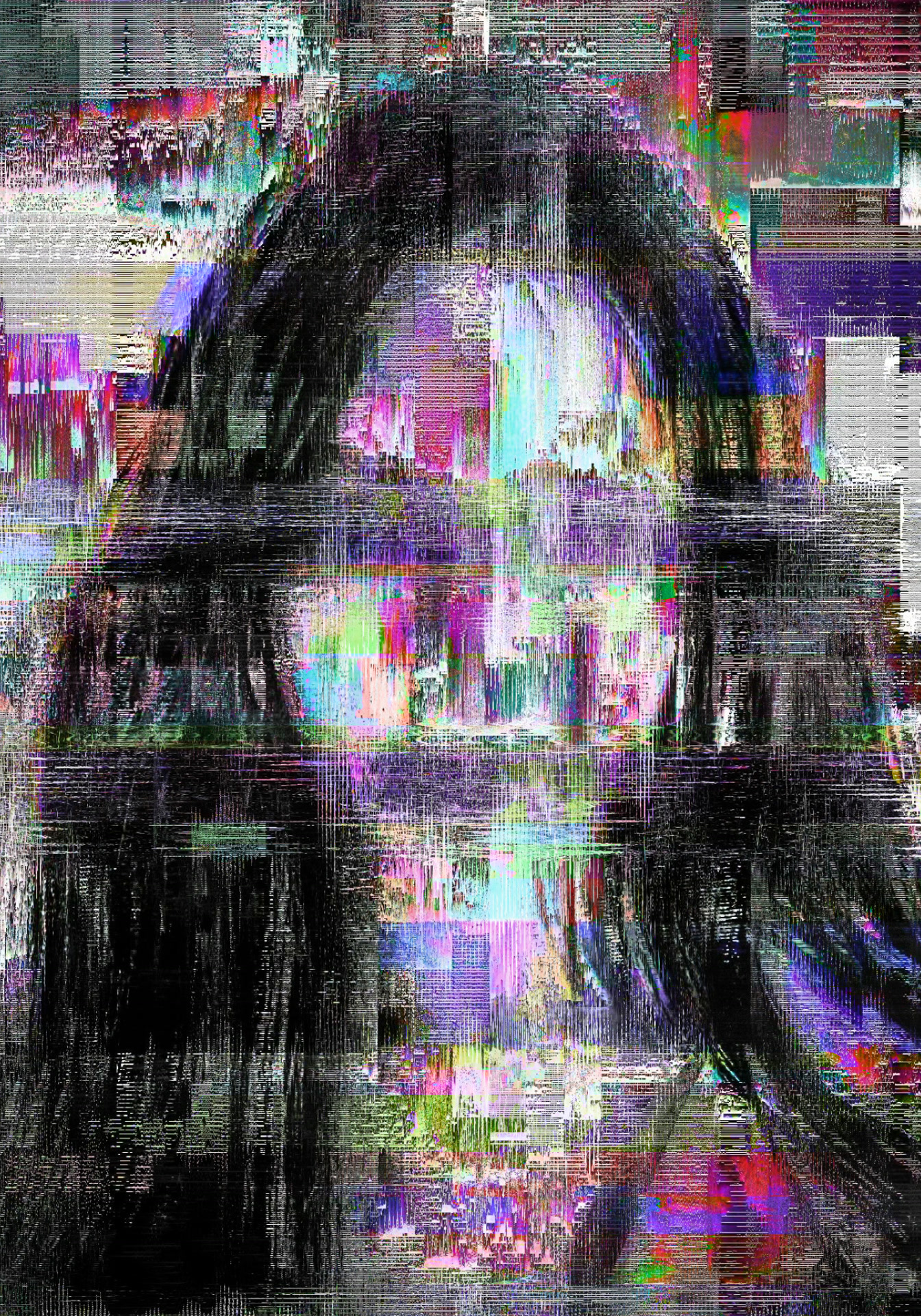 BÆUTY IS CH∆ØS — glitch art portrait by Dom Barra, Italian artist — beauty-glitch-art-portrait-dom-barra-U7.jpg