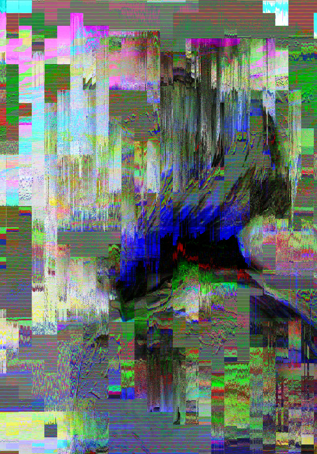 BÆUTY IS CH∆ØS — glitch art portrait by Dom Barra, Italian artist — beauty-glitch-art-portrait-dom-barra-U9.jpg
