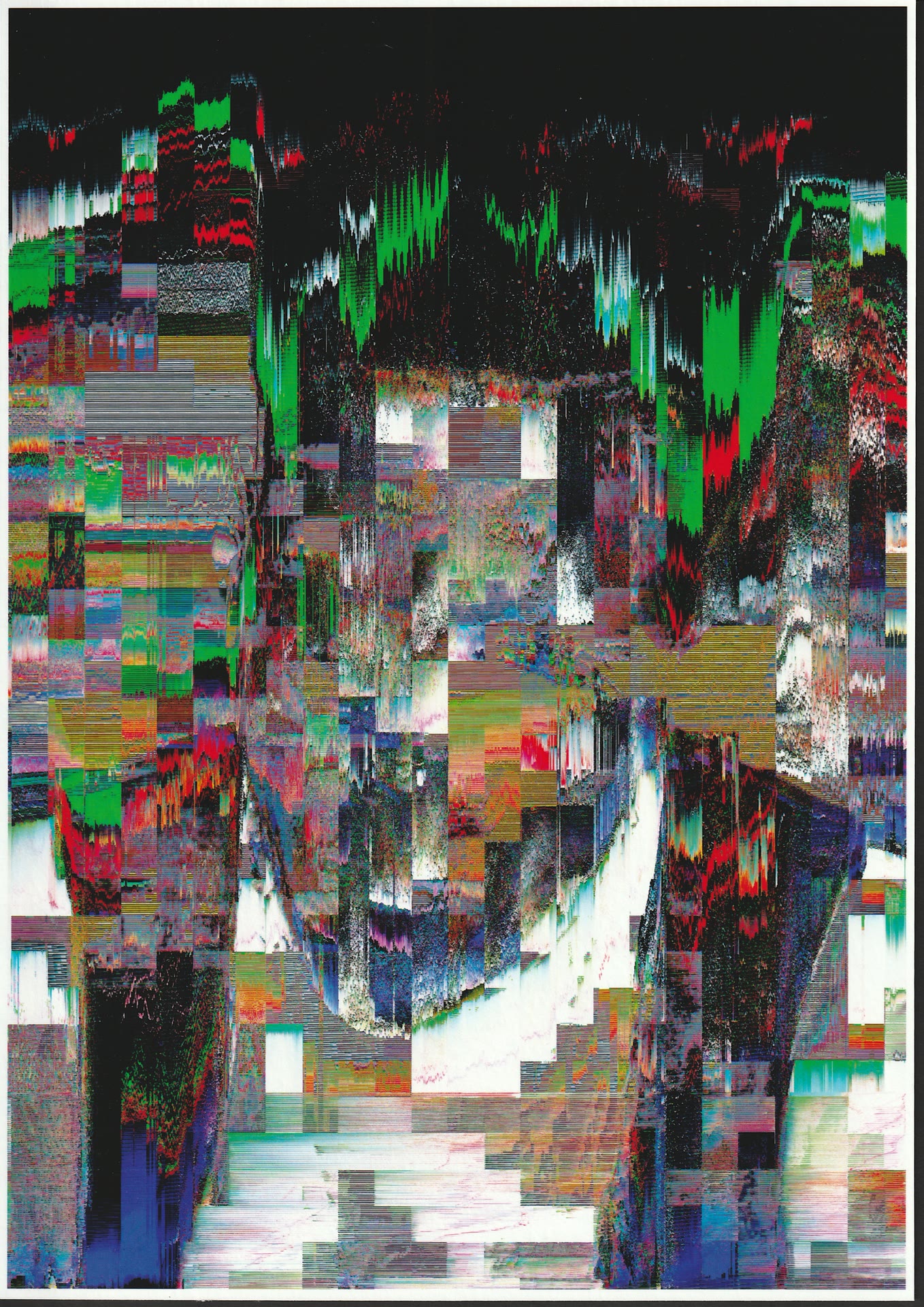 BÆUTY IS CH∆ØS, ㄩ几Ҝ几ㄖ山几 21 — fine art print on Hahnemühle FineArt Baryta by Dom Barra, Italian artist