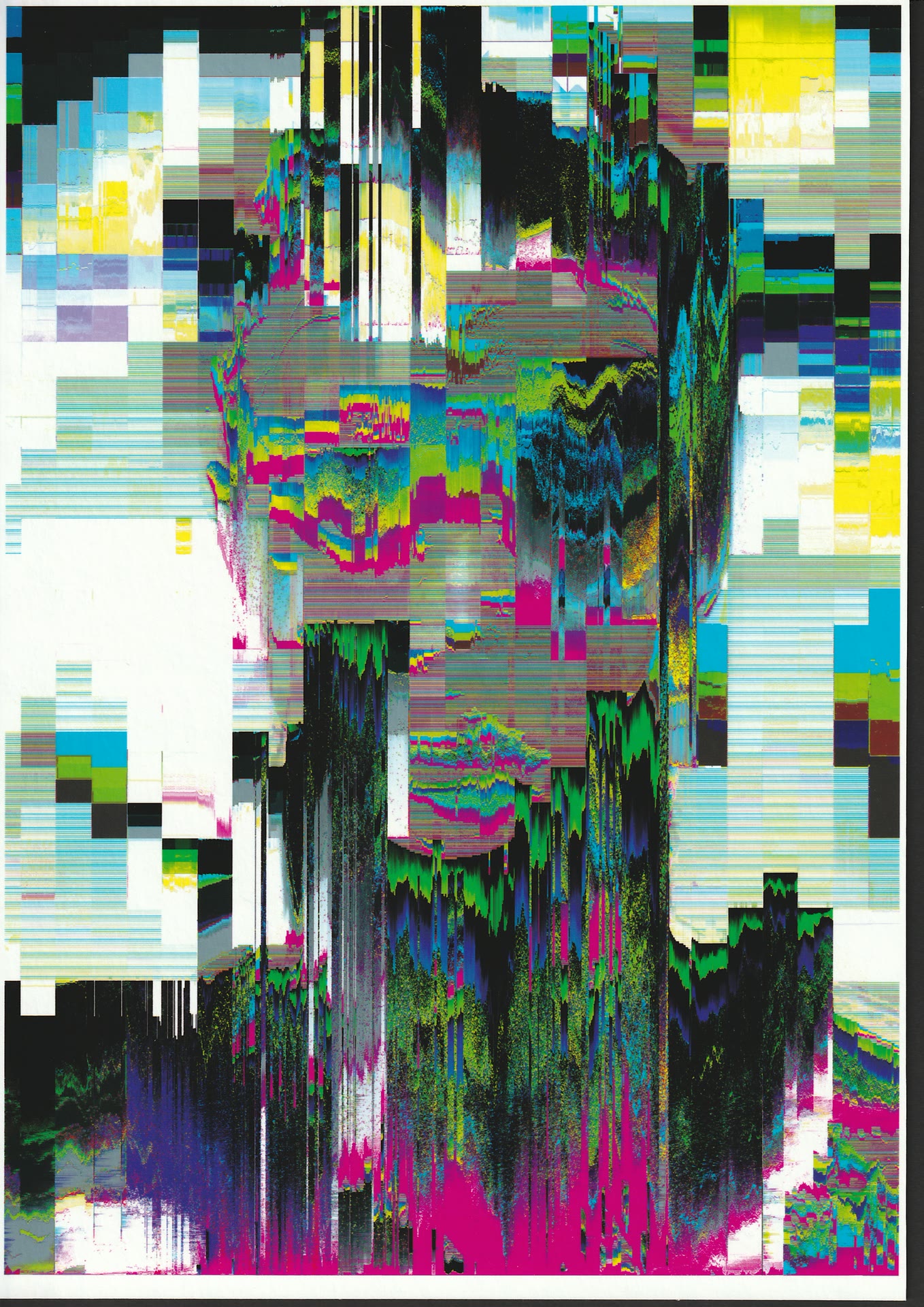 BÆUTY IS CH∆ØS, ㄩ几Ҝ几ㄖ山几 55 — fine art print on Hahnemühle FineArt Baryta by Dom Barra, Italian artist