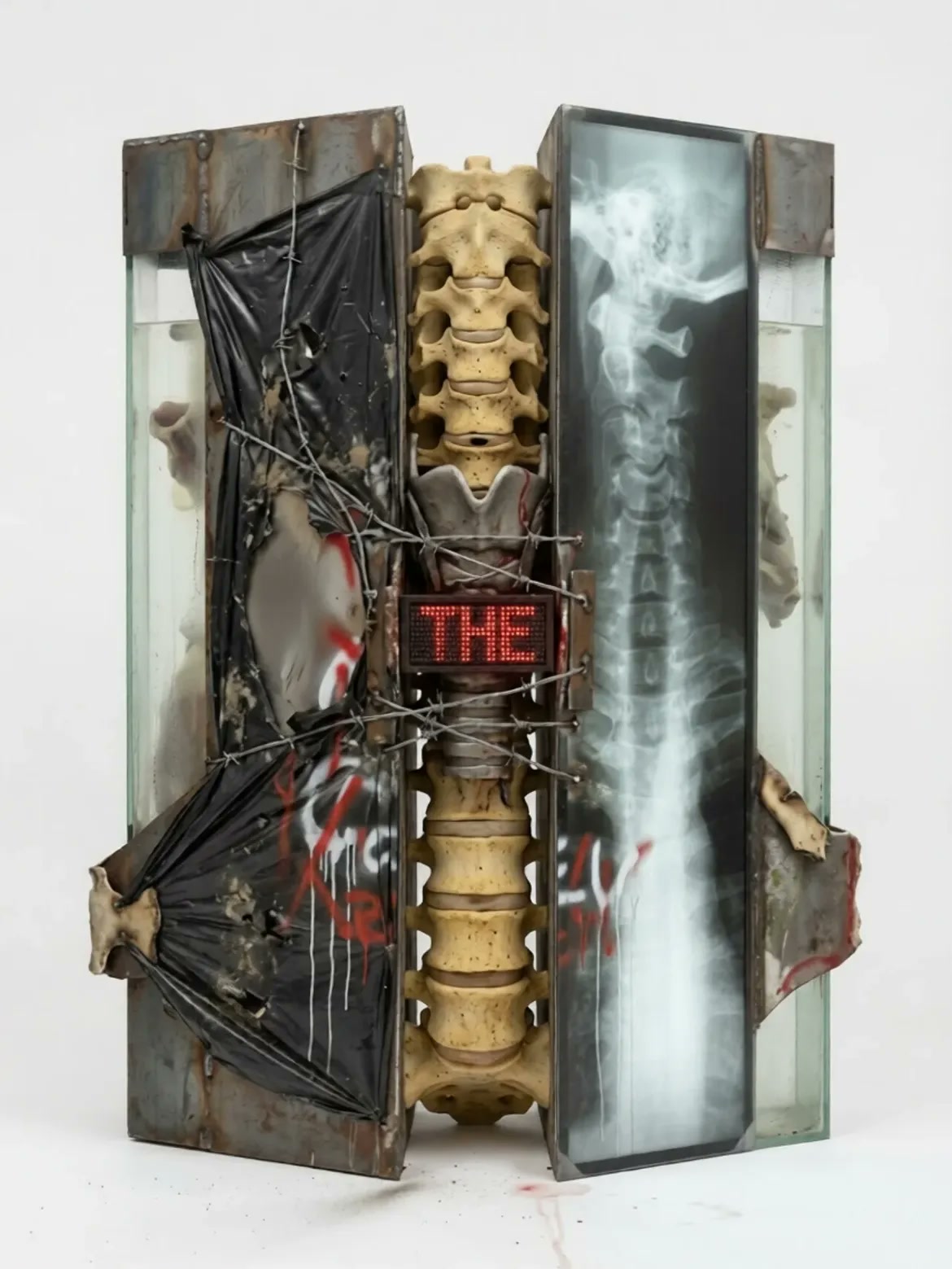 THƏ ØRD/N∆RY BØDY — AI glitch art by Dom Barra, Italian artist — neck